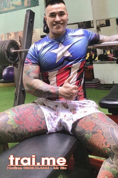 Trai Thẳng SN 2000 Body Gym Xăm Full Người Only Top Men ( Khang Xăm )