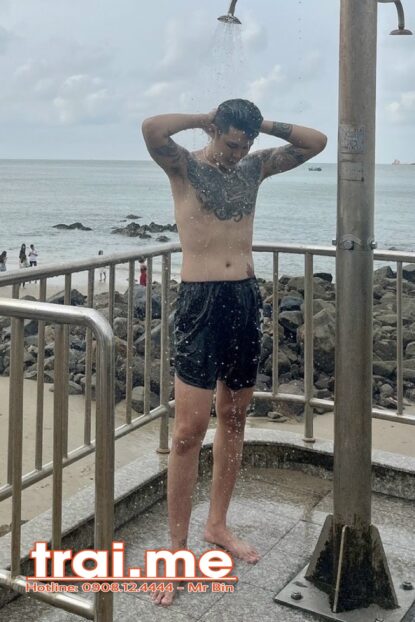 HLV Gym 1m85 80kg Xăm Trổ Men 100% Chuyên Top, Massage Cứng ( TIGER A477 )