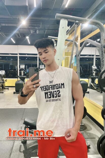 Hotboy Gym – Body Cực Đẹp, Mặt Đẹp Nam Tính Rất Dâm ( MODEL A413 )