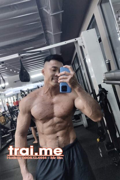 Model Gym Thể Hình Thời Trang Tự Do Gym Đẹp Cu Bự ( Hùng A643 )