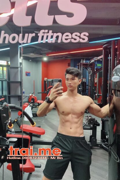 Hotboy Gym – Body Cực Đẹp, Mặt Đẹp Nam Tính Rất Dâm ( MODEL A413 )