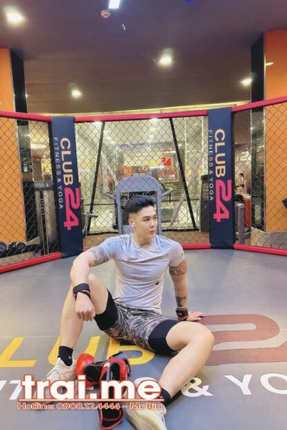 HLV Gym 1m85 80kg Xăm Trổ Men 100% Chuyên Top, Massage Cứng ( TIGER A477 )