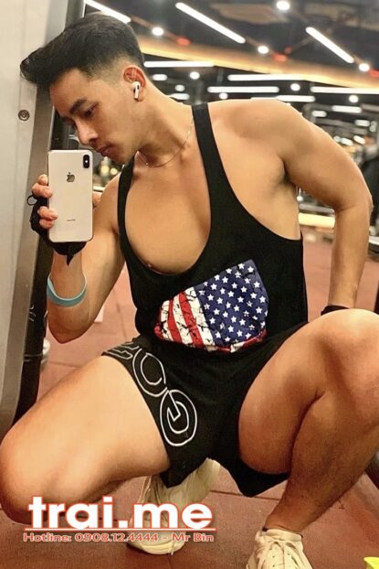 Hotboy Mặt Cực Duyên Gym Đẹp, Tình Cảm Như Người Yêu, Top Bot ( TÍN A608 )