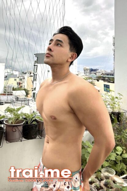 Hotboy Mặt Cực Duyên Gym Đẹp, Tình Cảm Như Người Yêu, Top Bot ( TÍN A608 )