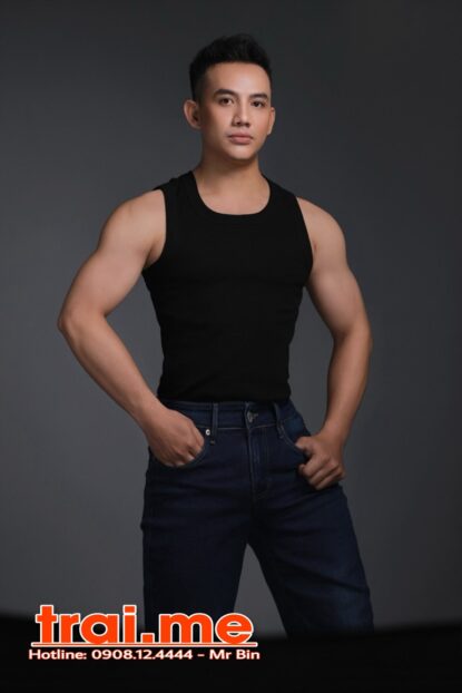 Trai Men Dễ Thương Body Gym, Hàng To Dài Đẹp ( Tôn A486 )