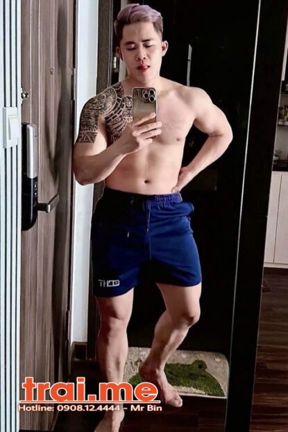 BOY GYM – Body Siêu Nét Hấp Dẫn, Bao Uống Nước Mía Ăn Múi Sầu Riêng ( ĐẮC A480 )