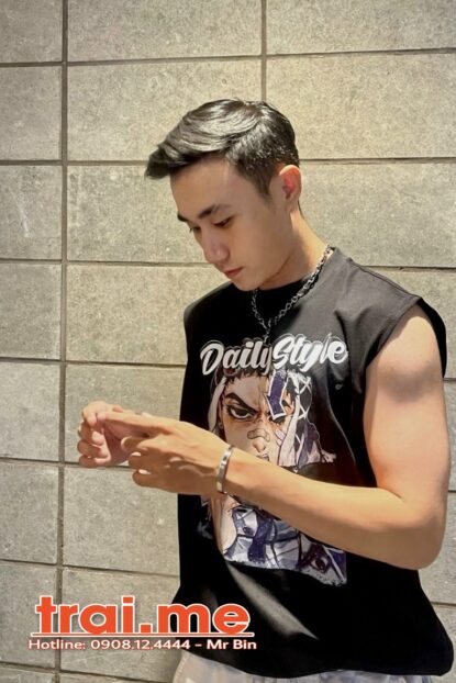 Đẹp Trai, Body Gym Mình Dây Top Bot Good Đúng Chất Yêu Luôn ( Khanh A545 )