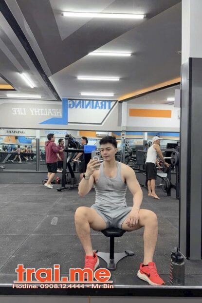 Trai Cu Đẹp Chơi Thể Hình Tướng Ngon, Làm Tình Massage Giỏi (TRUNG A442)