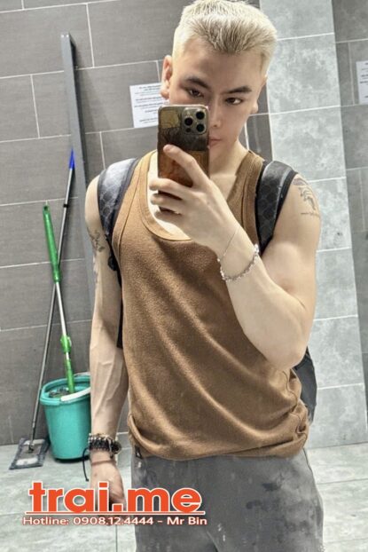 Đỉnh Của Chóp, Em Trai Body Gym 6 Múi Mình Dây Cu Bự Thẳng Băng ( Binz A615 )