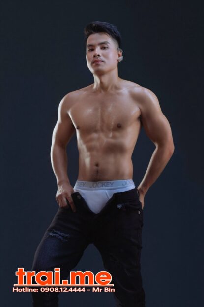 Trai Cực Men Body Gym Lông Bụng Dâm, Top Bot Good (CHÍ A376 )