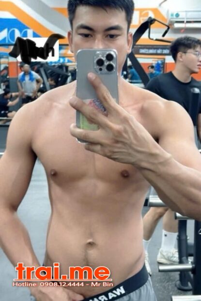 Check Em Trai Quá Ngon, Quá Dâm, Body Gym Mình Dây Cu Bự ( Lĩnh A678 )