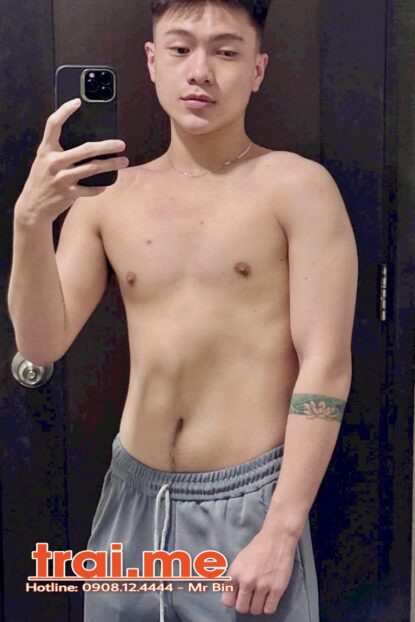 Trai Tuổi Mới Lớn Nam Tính Đáng Yêu, Hàng To Dài, Body Tơ ( Kai A683 )