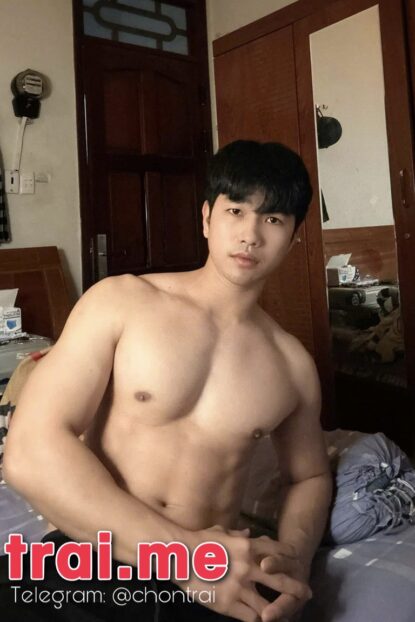 Hotboy Gym – Body Cực Đẹp, Mặt Đẹp Nam Tính Rất Dâm ( MODEL A413 )