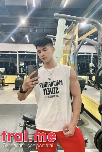 Hotboy Gym – Body Cực Đẹp, Mặt Đẹp Nam Tính Rất Dâm ( MODEL A413 )