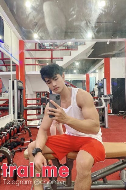 Hotboy Gym – Body Cực Đẹp, Mặt Đẹp Nam Tính Rất Dâm ( MODEL A413 )