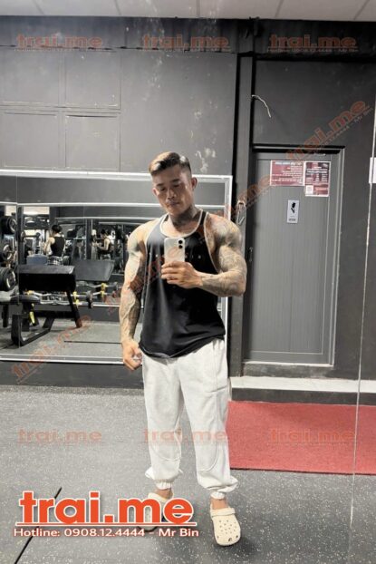 HUẤN LUYỆN VIÊN GYM KHỦNG, TOP GOOD, XĂM FULL BODY CỰC ĐẸP ( RADO BB108 )