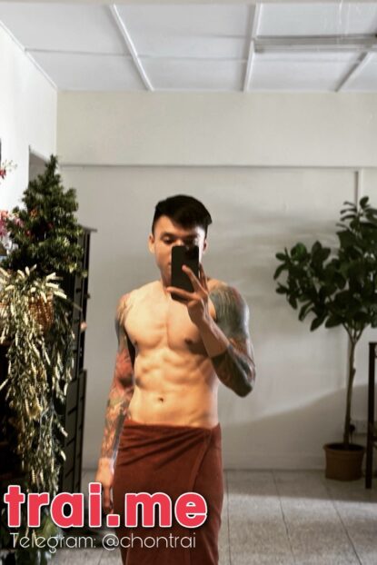 Body Mình Dây Gym Cân Đối Da Trắng Hấp Dẫn, Mặt Rất Men Đẹp Trai ( Đạt A533 )