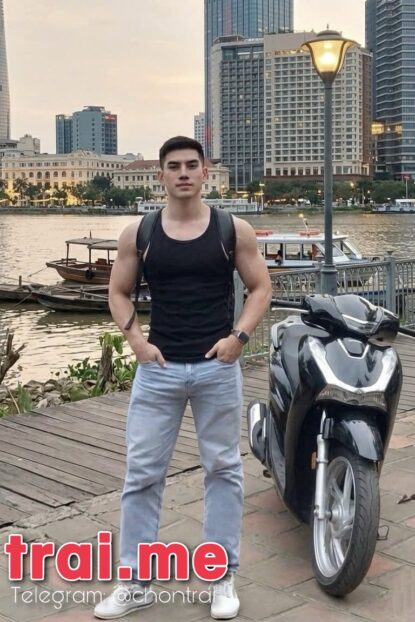 Hotboy Da Trắng, Hàng To Body Quá Sexy Boy, Làm Tình Rất Yêu ( Tú A642 )