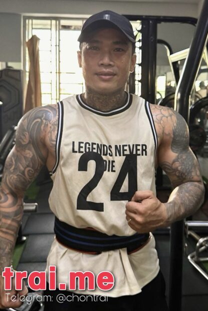 HUẤN LUYỆN VIÊN GYM KHỦNG, TOP GOOD, XĂM FULL BODY CỰC ĐẸP ( RADO BB108 )